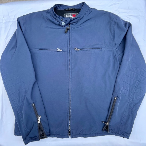 RLX RALPH LAUREN Vintage Softshell Biker Jacket - Picture 4 of 6